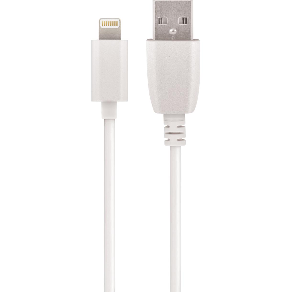 INNE Setty USB Cable 1m 2,4A MFI Lightning white R (1 m), Cavo USB