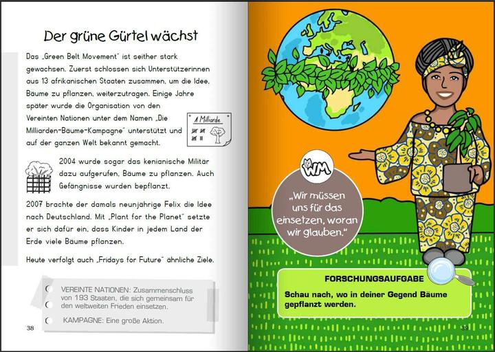 Image du produit Wangari Maathai - Die Mutter der Bäume (Allemand, Bettina Springer-Ferazin, Heike Clutter, Julia Christof, 2022)