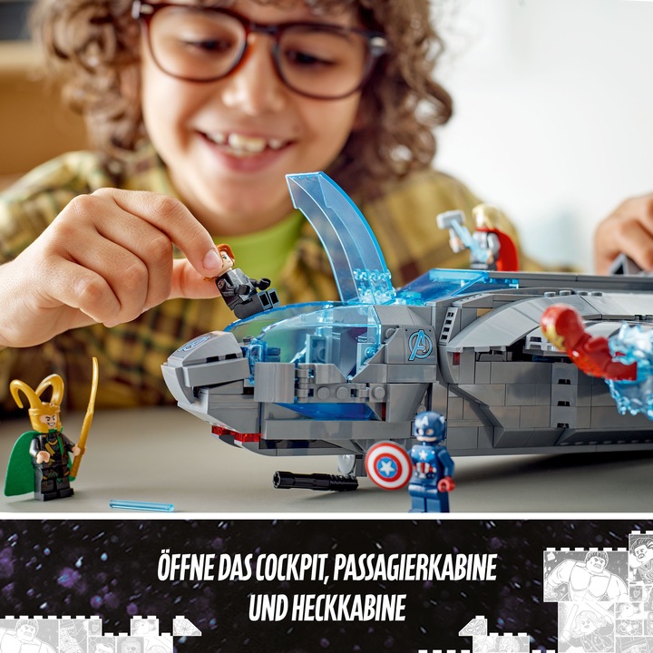 Image du produit LEGO Le quinjet des Avengers (76248, LEGO Marvel)