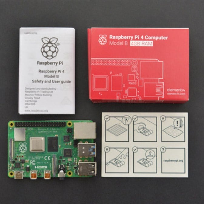 Image du produit Raspberry Pi 4 4GB Model B
