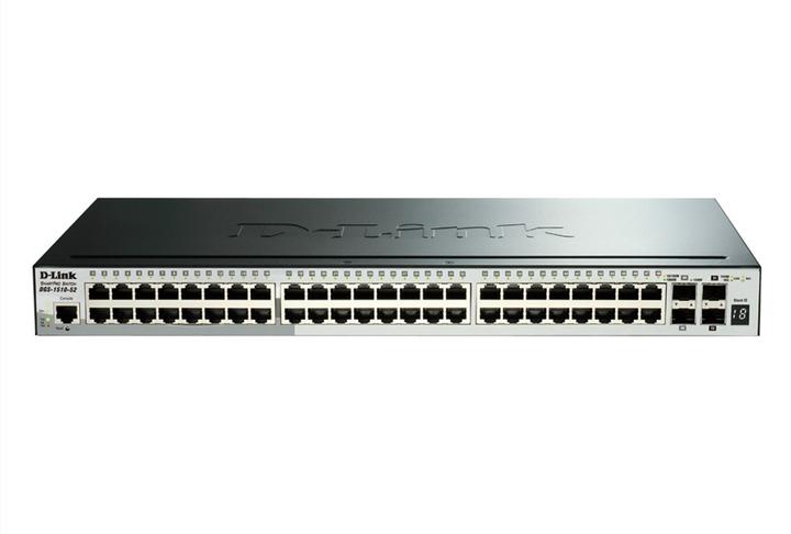 Productafbeelding D-Link DGS-1510-52X Gigabit Switch 52-poort Smart Managed Stack (52 ports)