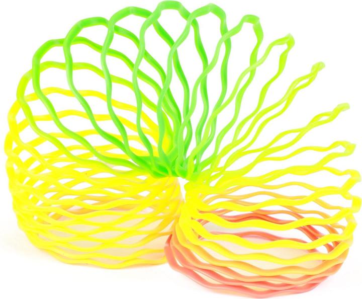 Toi-Toys Wavy bow spring rainbow
