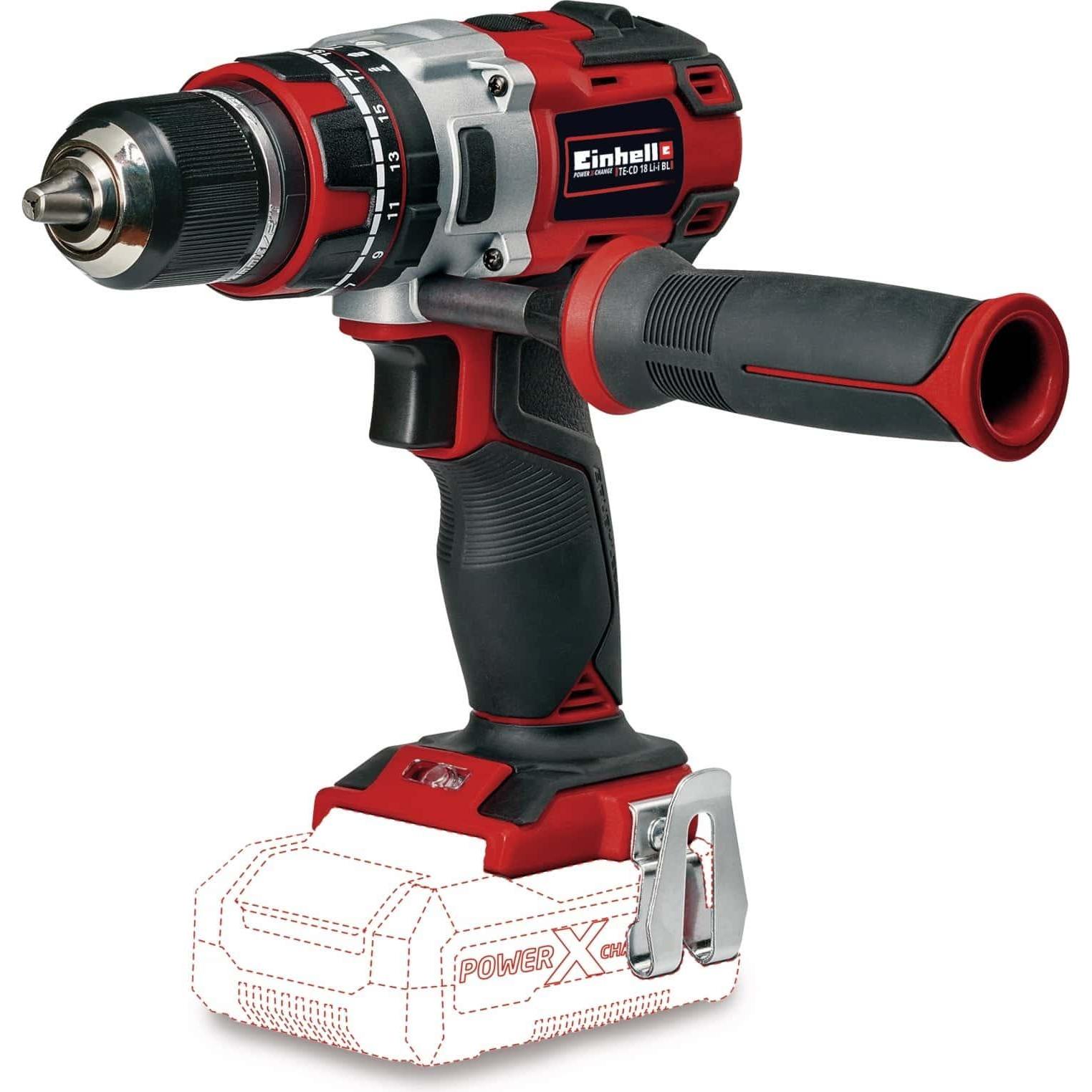 Thumbnail - Einhell, Bohrmaschine + Akkuschrauber, Akku-Schlagbohrschrauber, TP-CD 18 Li Brushless Kit (1x 4,0 Ah) (Akkubetrieb)