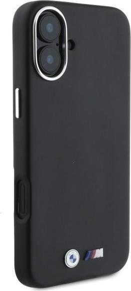 Produktbild BMW BMHMP16M23PMWK iPhone 16 Plus 6.7" czarny/black hardcase M Smooth Full Wrapped Metal MagSafe (Apple iPhone 16 Plus)