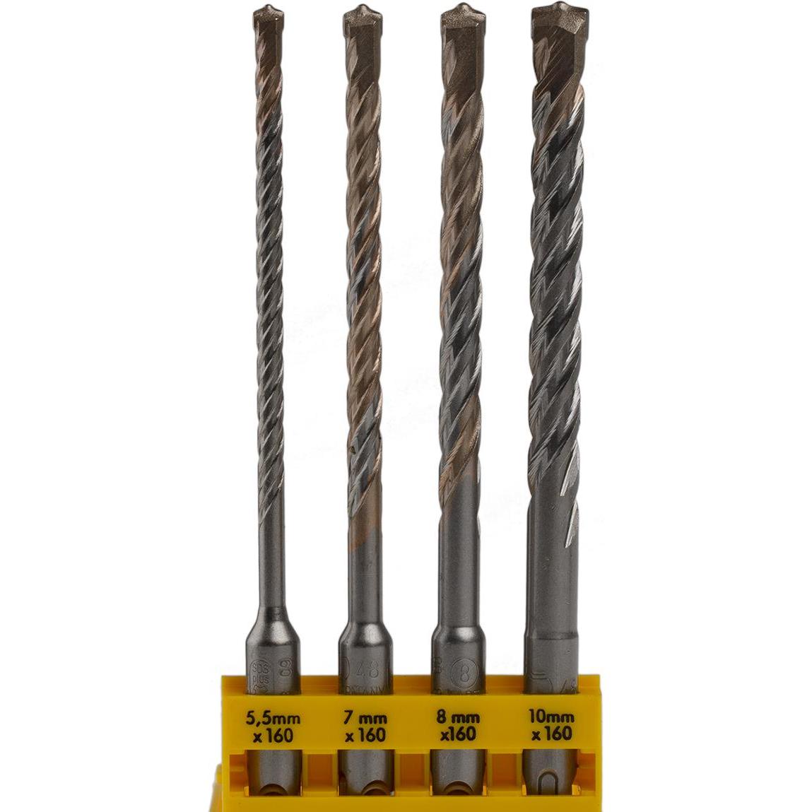 Thumbnail - DeWalt, Bohrereinsatz, Bohrer SDSplus Set 4teilig (7.0 mm, 10.0 mm, Ø 8.0 mm, 5.5 mm)