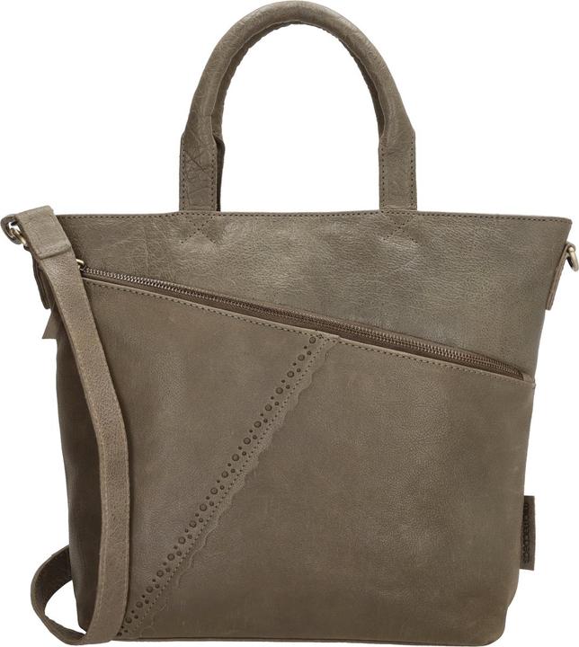 Actual product image Hide & Stitches Marrakech Handbag - Olive Green - 100% Leather