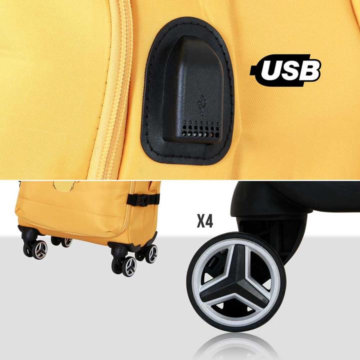 Immagine prodotto Karactermania 4-Wheel Cabin Suitcase Face