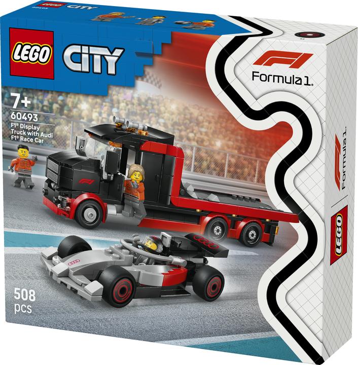 Immagine prodotto LEGO Camion F1 con auto da corsa Audi F1 (60493, LEGO City)