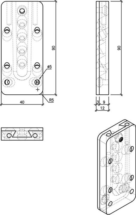 Actual product image Pitzl Wood connector HVP (Suspension connector, 1 pcs.)
