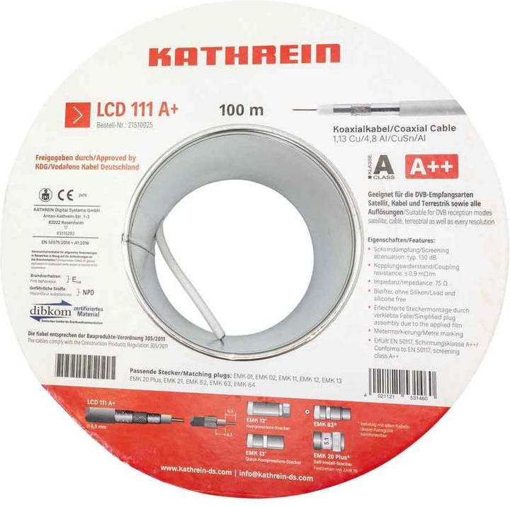 Immagine prodotto Kathrein LCD 111 (130 dB, Cavi antenna)