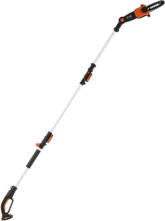 Actual product image Worx Nitro WG325E Cordless chainsaw on telescopic shaft2Ah 20V (Battery chain saw)