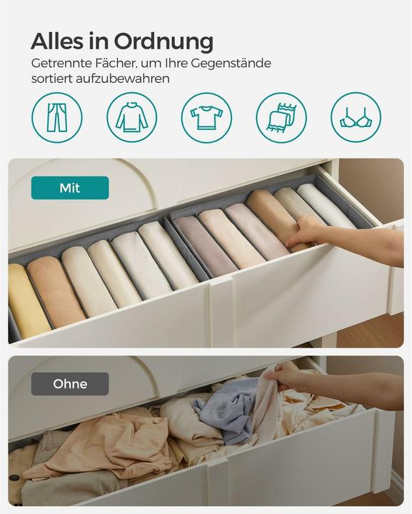 Image du produit Songmics Boîtes de rangement (30 cm, 4x)