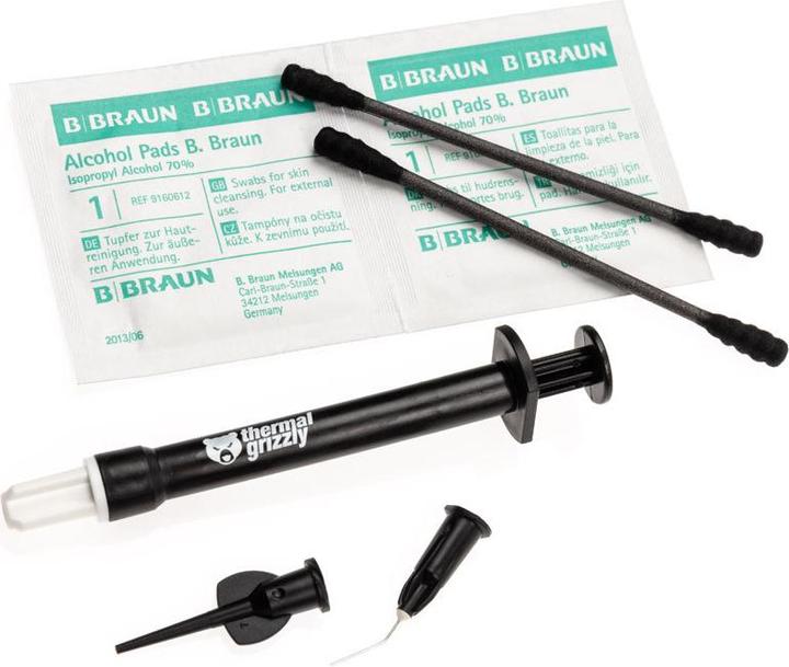 Image du produit Thermal Grizzly Conductonaut Pâte thermique métallique liquide extrême - 5 grammes (5 g)