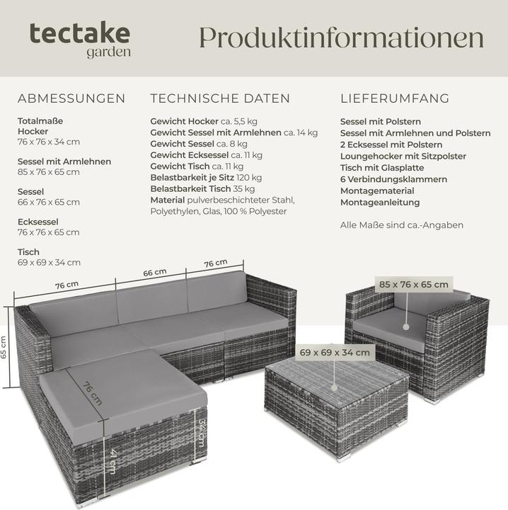Produktbild tectake Milano