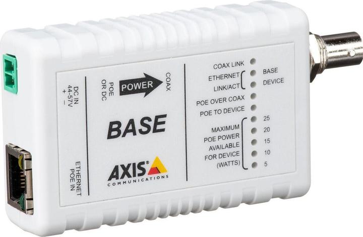 Actual product image Axis T8641 PoE+ via coax, base