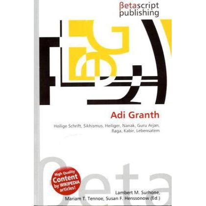 Adi Granth, Fachbücher