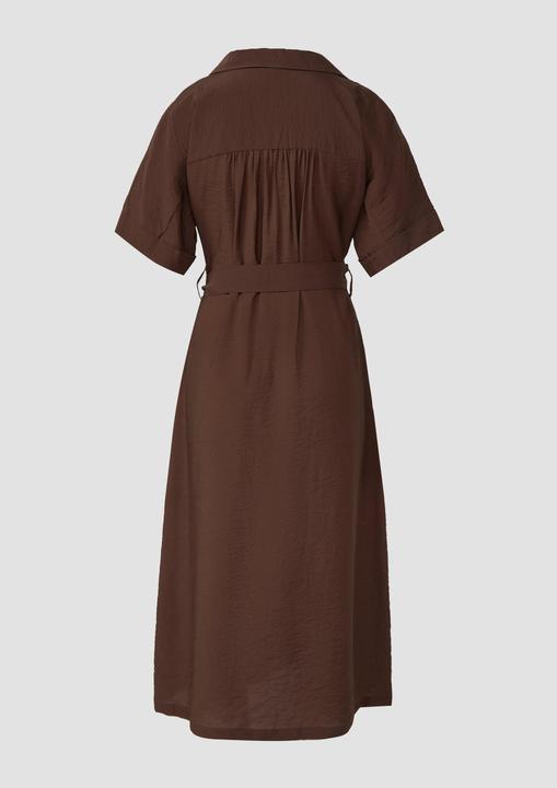 Image du produit s.Oliver Kleid Hemdblusenkleid aus Viskosemix mit Eingrifftaschen (40)