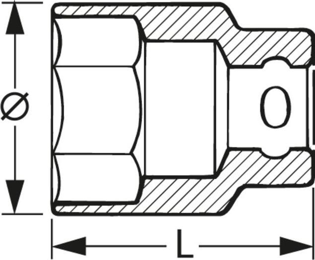 Actual product image Stahlwille Socket (24 mm)