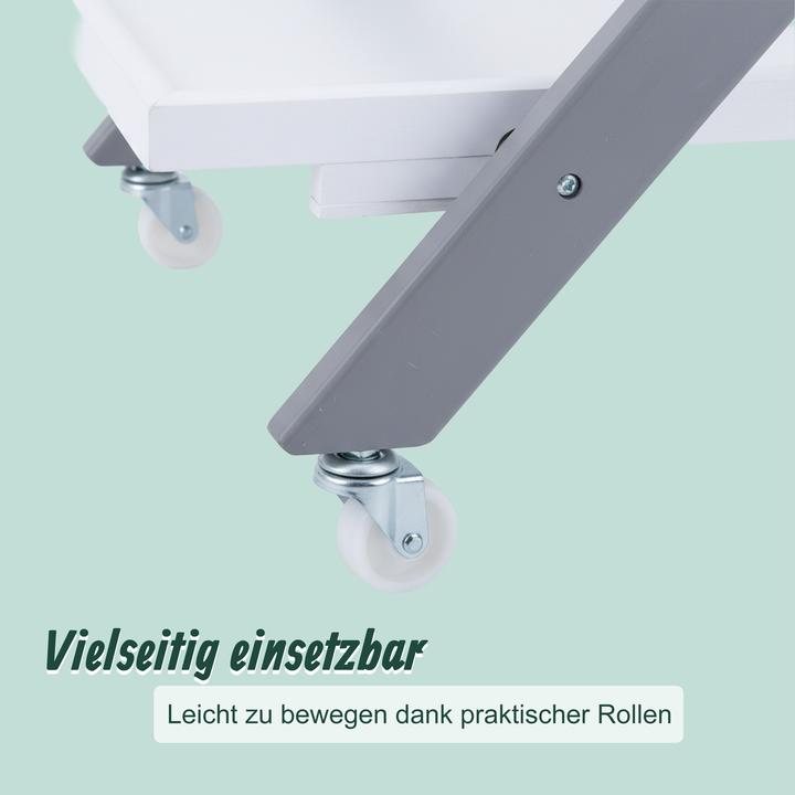 Actual product image Relaxdays bamboo trolley