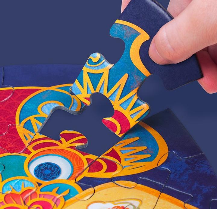 Actual product image Toi World Art Series Floor Puzzle 131 pcs. with performances from Chinese Culture - Kite - 5+ Years (131 pieces)