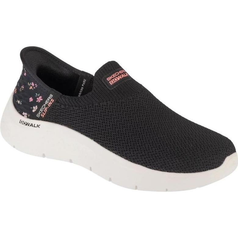 Skechers, Donne, Sneaker, Go Walk Flex - Sunset Rose - Dames Instappers - Zwart, Nero, (39)