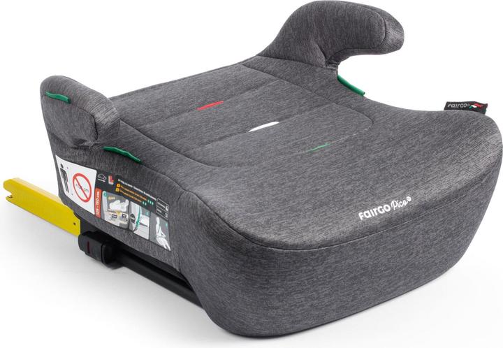 Actual product image Fairgo Pico i-Size Booster Seat 125-150 cm - Stone Grey (Booster seat, ECE R129/i-Size Standard)