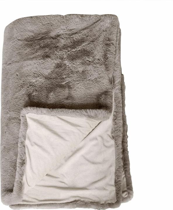 Immagine prodotto Loberon Plaid Brisvento taupe (160 x 140 cm)