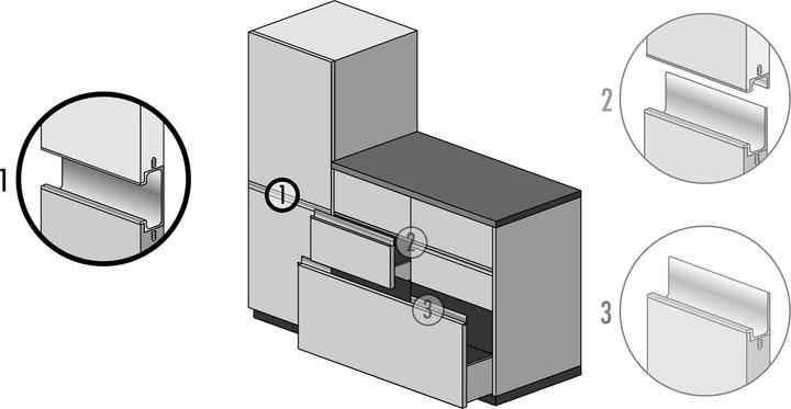 Actual product image Werkstarck Grip strip profiles with profile height 51 mm