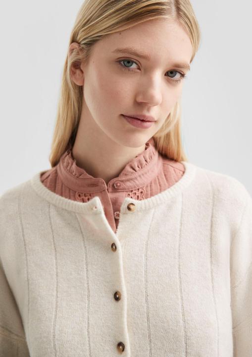 Produktbild s.Oliver Strickjacke Weicher Cardigan mit überschnittenen Schultern (M)