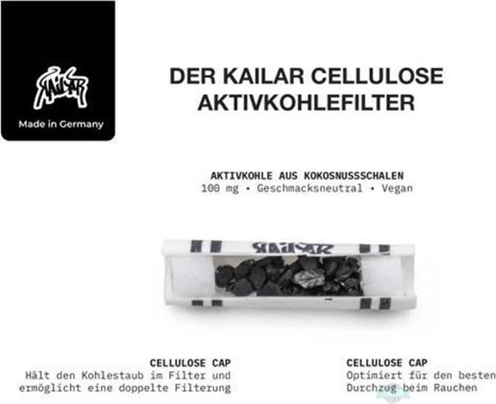 Immagine prodotto Kailar Filtro al carbone attivo di cellulosa Triplemix 1000 pezzi
