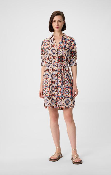 Produktbild Comma Kleid Kurzes Hemdblusenkleid mit All-over-Print (38)