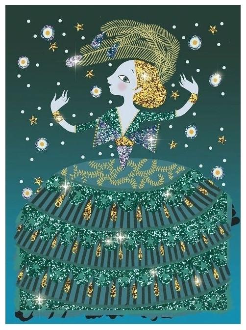 Produktbild Djeco Flitterbilder Glitzerkleid