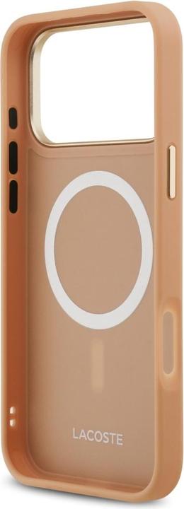 Image du produit Lacoste Champs Elysees Gold Logo MagSafe Case for iPhone 17 Pro Pink (Apple iPhone 17 Pro)