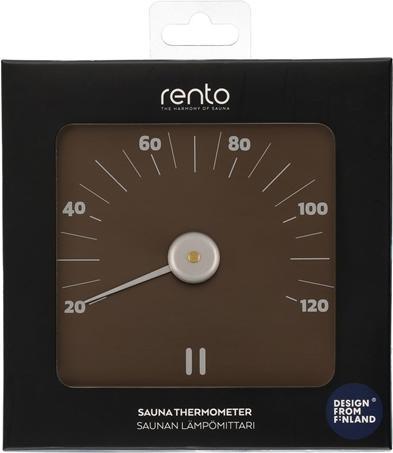 Produktbild Rento Sauna Thermometer Brown/Black