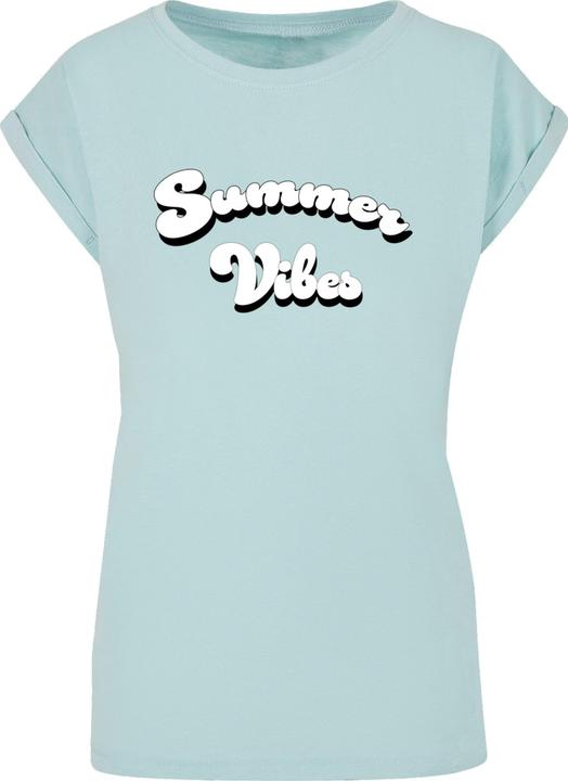 Produktbild Merchcode Ladies Summer Vibes Extended Shoulder Tee - 112619 (L)