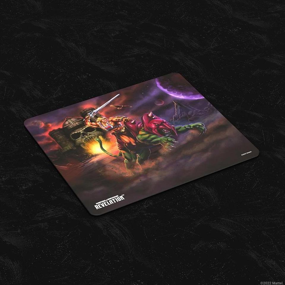 Thumbnail - Heo Games Masters of the Universe: Revelation&trade Mousepad He-Man&trade and Battle Cat 25 x 22 cm, Mausmatte, Mehrfarb...