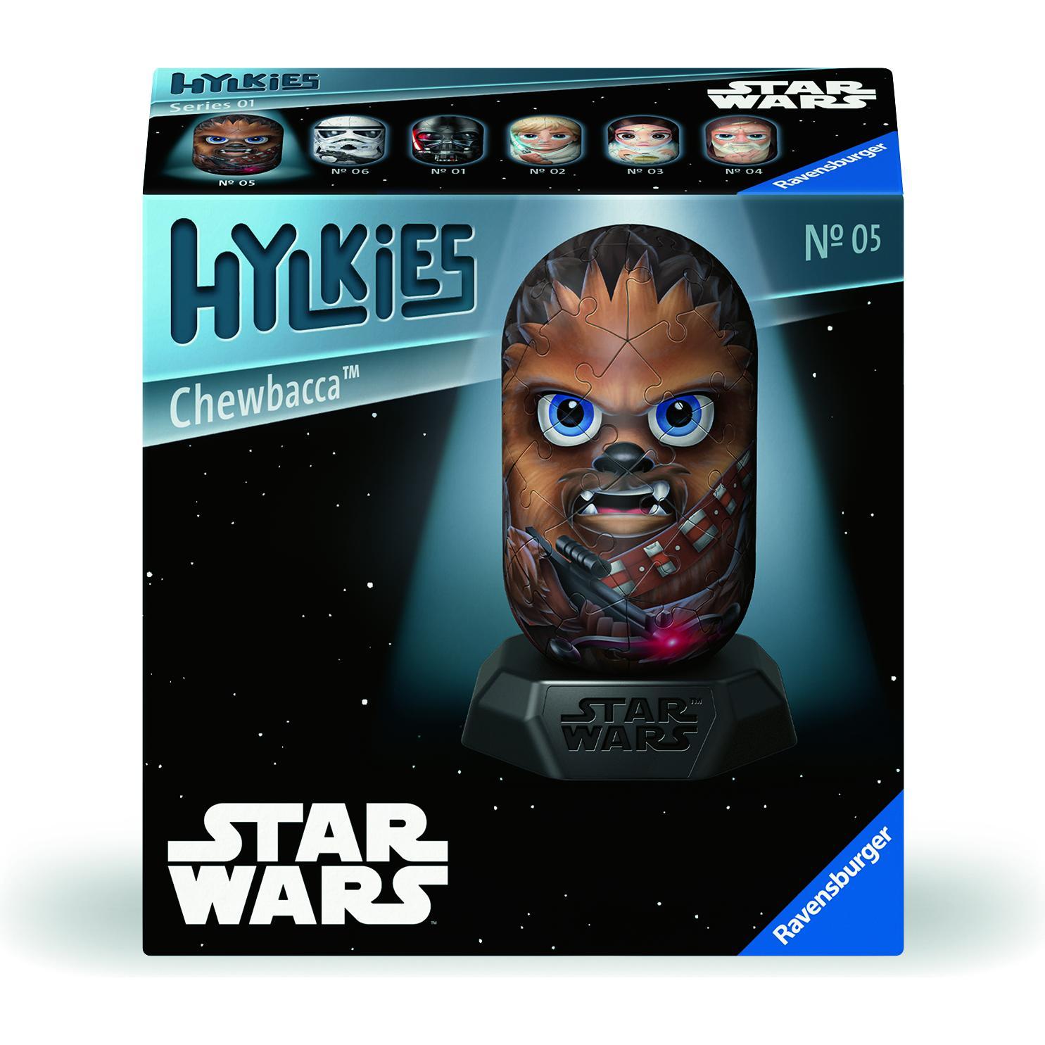 Ravensburger Hylkies: Die neue Sammelfigurenreihe zum selbst zusammenbauen. Figur #05 - Chewbacca - (54 Teile)