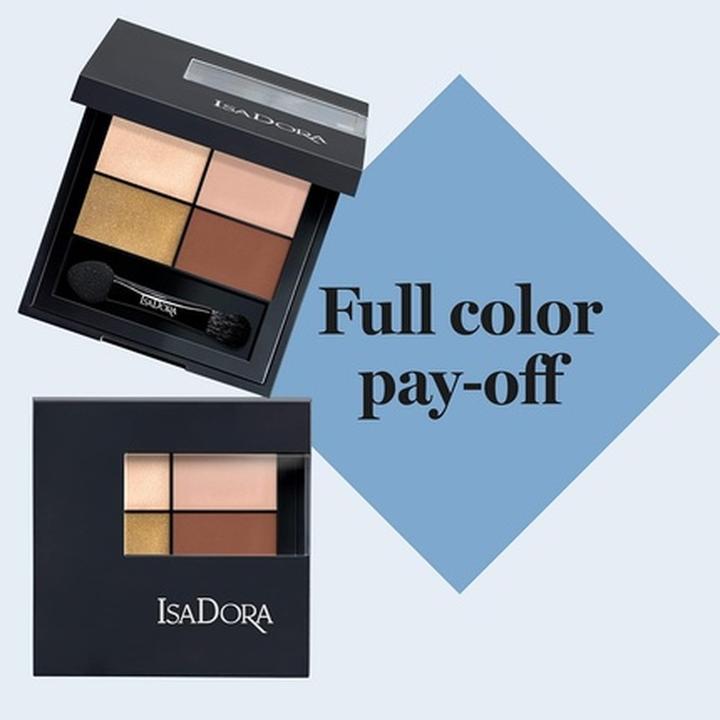 Produktbild Isadora Eye Shadow quadruple eye shadow 05 Rose Glam 4g (Rose Glam)