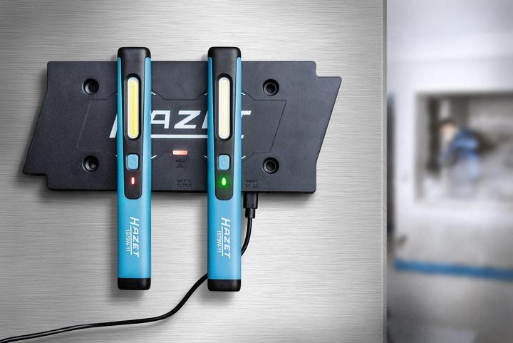Actual product image HAZET LED pen light set ∙ wireless charging 1979W-11/3 ∙ Number of tools: 3 (200 lm)