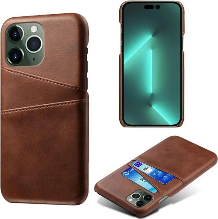 Produktbild Screenguard CardCaddy Apple iPhone 15 Pro Max Leder Backcase mit Kartenfächern (Apple iPhone 15 Pro Max)