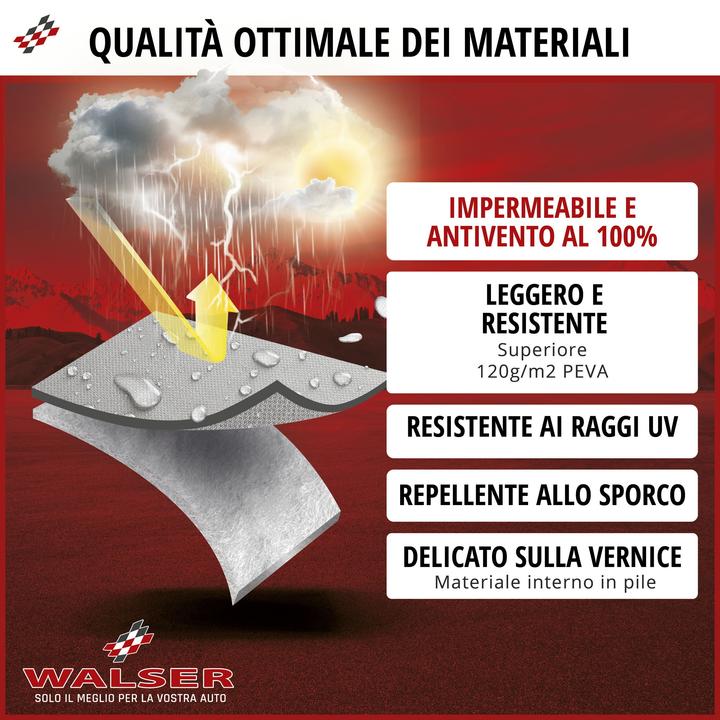 Actual product image Walser Car tarpaulin All Weather, Bus Autoplane size 12 Bus silver