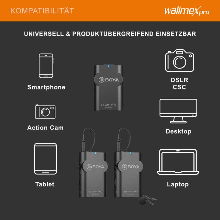 Produktbild Walimex pro pro Boya WM4 Pro K-2 Mikrofon 3er Set