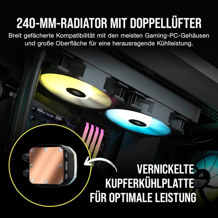 Image du produit Corsair H100 RGB