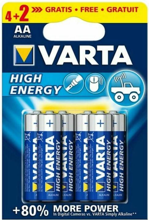 Productafbeelding Varta Alkali-Mangan-Batterie 4906121436 AA 1.55 V (6 Pcs., AA)