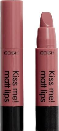 Gosh Kiss Me Matt Lips Nude Lipstick Long Lasting High Pigment Light Creamy Texture Soft Matte Kissp (003 Hot Kiss)