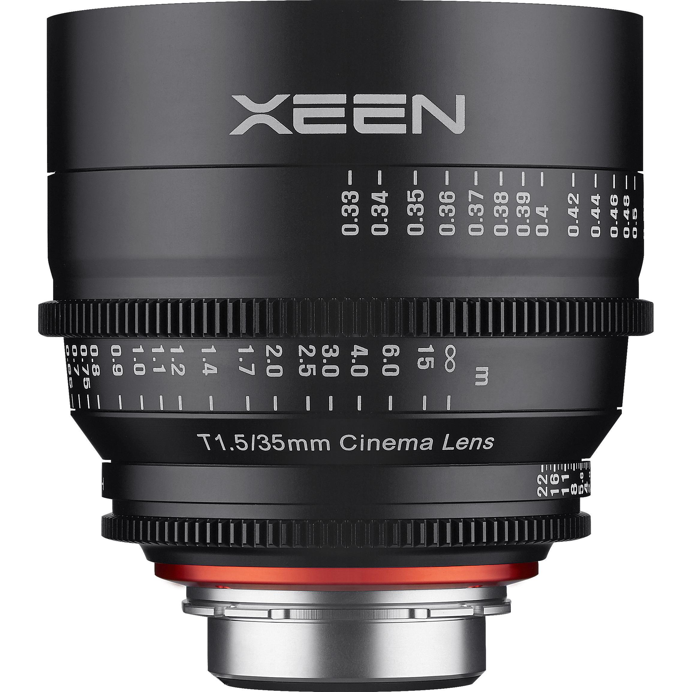 Samyang XEEN 35mm T1.5 FF Cine Sony E (Sony E, Full frame), Obiettivo, Nero