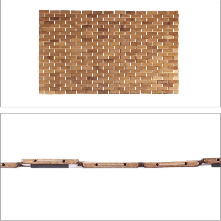 Actual product image Relaxdays Bath Mat 50 x 80 cm (80 x 50 x 0.5 cm)
