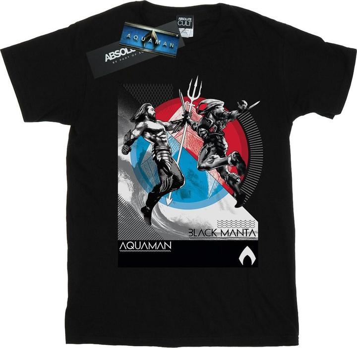 Produktbild Aquaman Vs Black Manta TShirt Jungen (128)