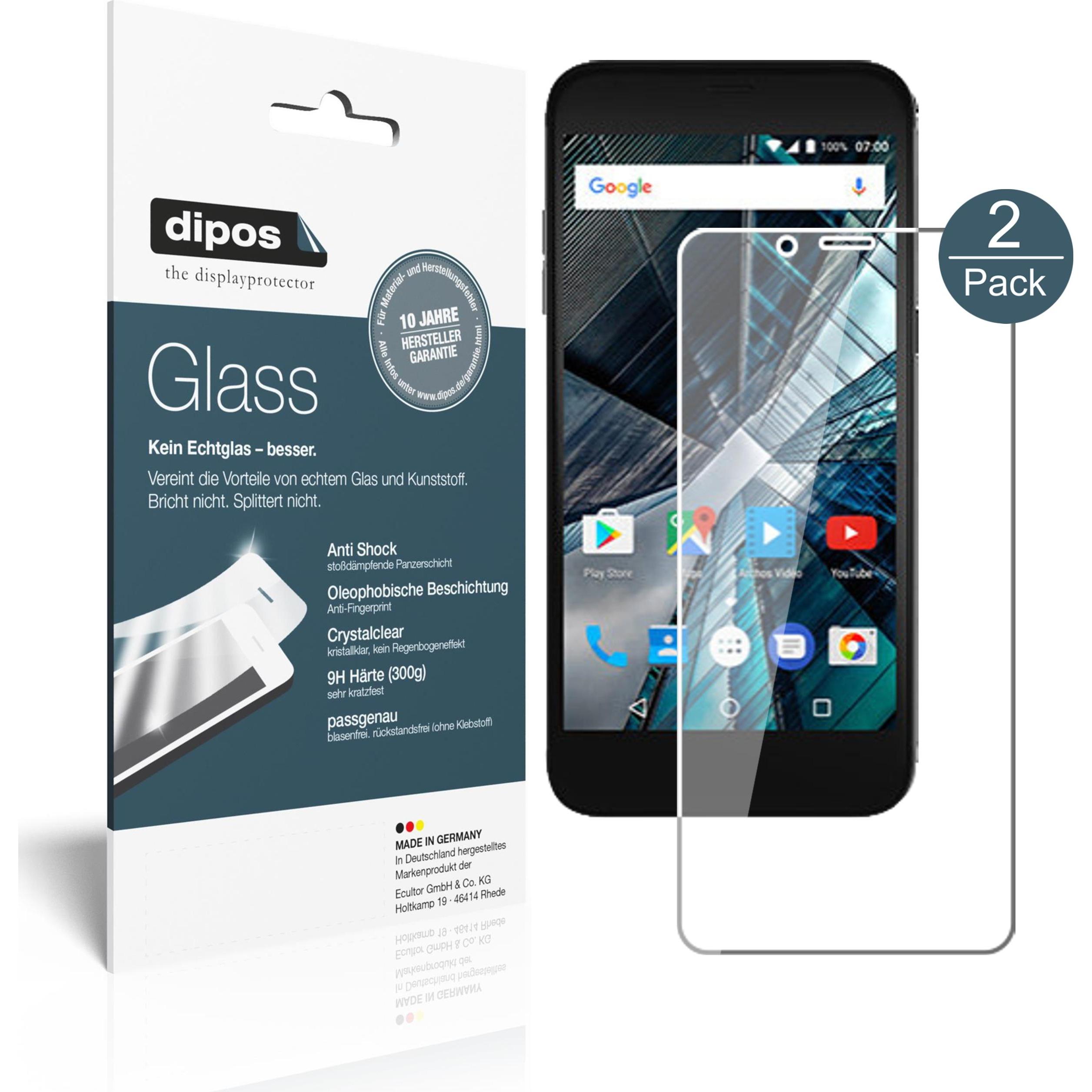 Dipos Displayschutz Anti-Shock (1 Stück, Archos Sense 50DC), Smartphone Schutzfolie, Transparent