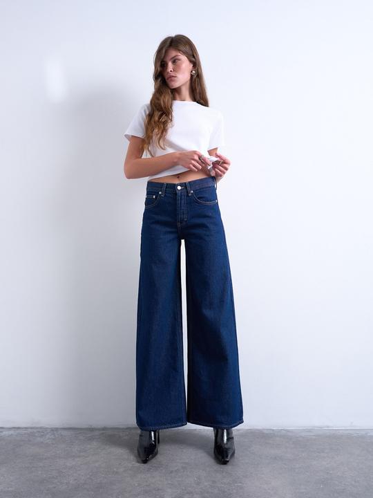Actual product image Spokey Weiter Beinschnitt Mid Rise Jeans Weit geschnitten (28)